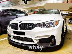 BMW M3 M4 F80 F82 F83 Carbon Fibre Front Splitter Spoiler Lip M Performance