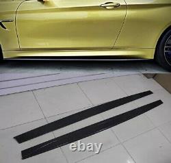 BMW M3 M4 M Performance Style Carbon Splitter Side Skirt Extensions F80 F82 F83