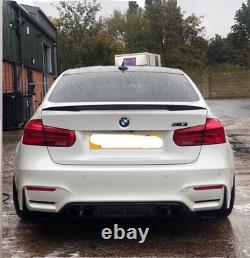 BMW M3 Mp M Performance Style Boot Trunk Spoiler for 3 series F30 Carbon Fibre