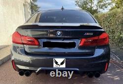BMW M5/M8 M Performance Black gloss Carbon Fibre Exhaust Tips X4 F90 F91 F92 F93