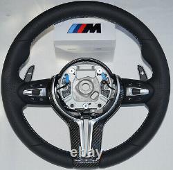 BMW Performance M3 M4 F30 F31 F32 F80 F82 F83 black Carbon Steering Wheel Cover