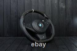BMW Steering Wheel E60 M5 E63 E64 M6 Performance custom Carbon Fiber SMG Led