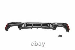 Bmw 5 Series G30 G31 M Performance M5 Style Rear Bumper Diffuser Carbon Look