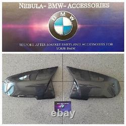 Bmw F20 F30 F32 F33 Etc Real Carbon Fibre Wing Mirror Covers Caps M Performance