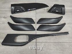 Bmw F20 Performance Style Interior Trim Set 3d Black Carbon / Alcantara