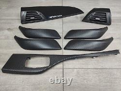 Bmw F20 Performance Style Interior Trim Set 3d Black Carbon / Alcantara