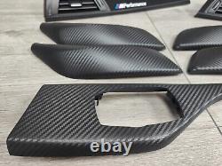 Bmw F20 Performance Style Interior Trim Set 3d Black Carbon / Alcantara