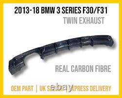 Bmw F30 F31 3 Series Rear Diffuser Bumper M Sport Performance Twin Carbon Fibre