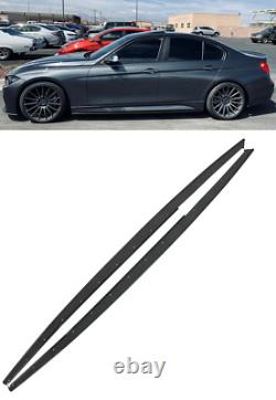 Bmw F30 F31 M Performance Style Carbon Fibre Look Side Skirts Add On Extensions