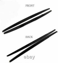 Bmw F30 F31 M Performance Style Side Skirt Extension Blade 2012-2019 Carbon Look