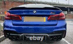 Bmw F90 G30 MP Style Dry Carbon Fibre Boot Lip Spoiler M5 5 Series M Performance