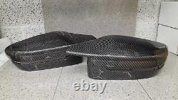 Bmw G20 G22 G20 G80 Etc Real Carbon Fibre Wing Mirror Covers Caps M Performance