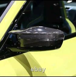 Bmw G20 G22 G20 G80 Etc Real Carbon Fibre Wing Mirror Covers Caps M Performance