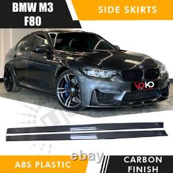 Bmw M3 M4 F80 F82 F83 Side Skirts Carbon Look M Performance Style Uk
