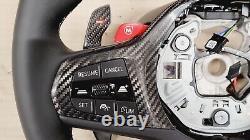 Bmw M3 M4 M5 M8 X5m X6m Genuine M Performance Steering Wheel Leather Carbon