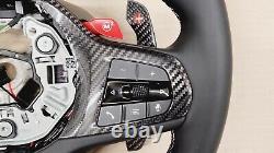 Bmw M3 M4 M5 M8 X5m X6m Genuine M Performance Steering Wheel Leather Carbon