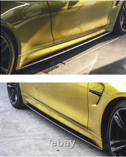 Bmw M3 & M4 Performance Style Carbon Side Skirt Extensions Set Skirts F80 F82