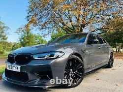 Bmw M5 F90 LCI Carbon Fibre Splitter Lip Uk Stock M Performance Style 3 Piece