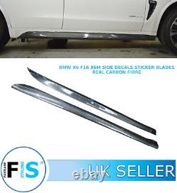 Bmw X5 F15 X6 F16 X6m Side Skirt Extension Blades M Performance Carbon Fibre