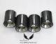 Bmw X5m X6m M Performance Carbon Exhaust Tips Direct Fit Inc Comp F95 F96 Silver