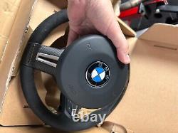 Bmw genuine f87 M2 M performance steering wheel alcantara carbon LED