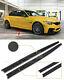 Carbon Fiber Side Skirts For 14-18 Bmw M3 F80 Performance Style Panel Extension