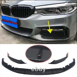 Carbon Fiber Look Front Bumper Splitter For BMW 5 Series G30 G31 M Performance