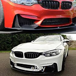 Carbon Fiber Look Front Bumper Splitter Lip For Bmw F80 F82 M3 M4 M Performance