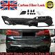 Carbon Fiber Look M Performance Rear Diffuser For Bmw 5series G30 G31 Touring Uk