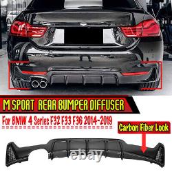 Carbon Fiber Performance Rear Diffuser For Bmw 4 Series F32 F33 F36 M Sport 14+
