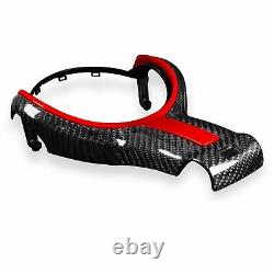 Carbon Fiber Steering Wheel Trim Cover For BMW M Performance 1/2/3/4/5/6 X5 X6
