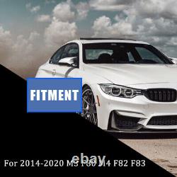 Carbon Fiber Style Front Bumper Splitter Lip For Bmw F80 F82 M3 M4 M Performance