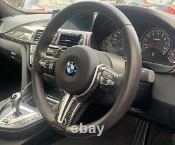 Carbon Fibre M Performance Steering Wheel Cover Trim For BMW M3 M4 F80 F82 F83