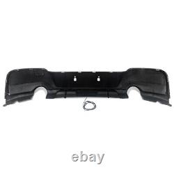 Carbon Look For BMW F20 F21 Pre-LCI Performance Style Rear Diffuser M140i with LED