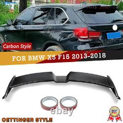 Carbon Look For BMW X5 F15 15-18 M Performance Rear Roof Spoiler Oettinger Style