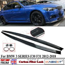 Carbon Look M Performance Side Skirt Extension Blades For Bmw 3 Series F30 F31