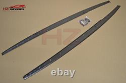 Carbon Look Performance Side Skirt Extension Blades For Bmw 3 Series F30 F31 Pp