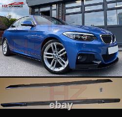 Carbon Look Performance Side Skirts Extension For Bmw 2 Series F22 F23 2013 2018