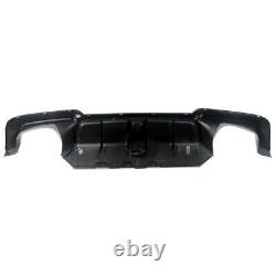Carbon Look Rear Bumper Diffuser /W Lamp For BMW 5' F10 M5 M Performance 2010-17