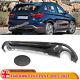Carbon Look Rear Diffuser For Bmw F48 F49 X1 Ac Performance Style 15-21 Spoiler