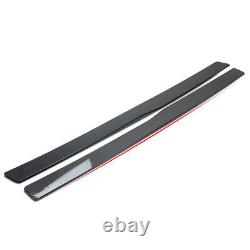 Carbon Look Rocker Panel Side Skirts Extension For BMW M3 F80 F82 M4 Performance