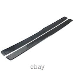 Carbon Look Rocker Panel Side Skirts Extension For BMW M3 F80 F82 M4 Performance