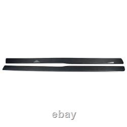 Carbon Look Rocker Panel Side Skirts Extension For BMW M3 F80 F82 M4 Performance