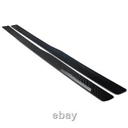 Carbon Look Rocker Panel Side Skirts Extension For BMW M3 F80 F82 M4 Performance