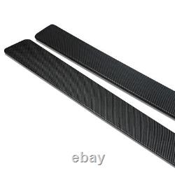 Carbon Look Rocker Panel Side Skirts Extension For BMW M3 F80 F82 M4 Performance