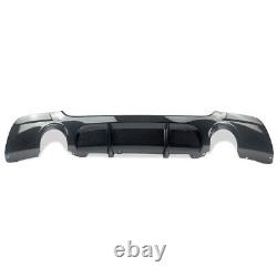 Carbon Painted Rear Bumper Diffuser For BMW 3 Series E92 E93 335i M Performance