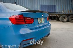 Carbon V Style Bmw F80 F30 Rear Boot Spoiler Wing M3 Csl Performance Gloss