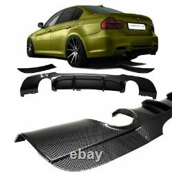 Diffusor Sport-Performance CARBON GLANZ passend für BMW E90 E91 für M-Paket 335