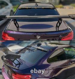 FOR 14-19 BMW F22 2 SERIES F87 M2 V Style CARBON FIBER REAR ROOF WINDOW SPOILER
