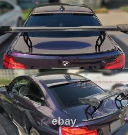 FOR 14-19 BMW F22 2 SERIES F87 M2 V Style CARBON FIBER REAR ROOF WINDOW SPOILER